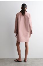 Cotton Long-Sleeve Shirt Pink