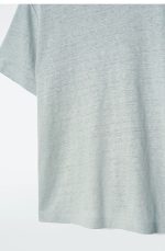 Linen Round-Neck T-Shirt - Image 5