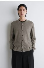 Merino Round-Neck Cardigan