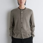 Merino Round-Neck Cardigan