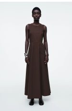 Cotton Dress Brown
