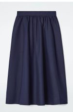 Pleated Skirt Navy - Image 3