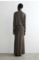 Slim Skirt Brown - Image 2