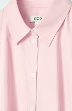 Cotton Collared Shirt Pink - Image 4
