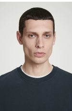 Round-Neck T-Shirt Navy - Image 3