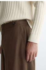 Straight Trousers Brown - Image 3