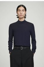 Wool Turtleneck Pullover Navy
