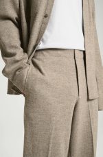 Wool Regular Trousers - Image 2