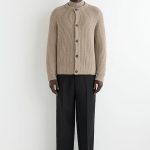 Wool Round-Neck Cardigan