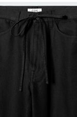 Drawstring Trousers Black - Image 4