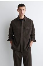 Wool Shirt Brown