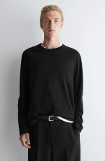 Knitted Long-Sleeve T-Shirt