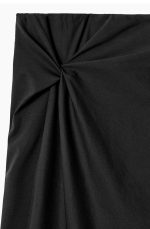 Knotted Skirt Black - Image 5