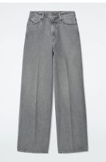 Casual Wide-leg High Waist Full Length Denim Spring & Fall W - Image 3