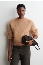 Standard Mohair Blend Round-neck Knitwear