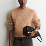 Standard Mohair Blend Round-neck Knitwear