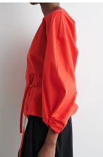 Drawstring Top Red - Image 2