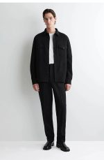 Trousers Black Black