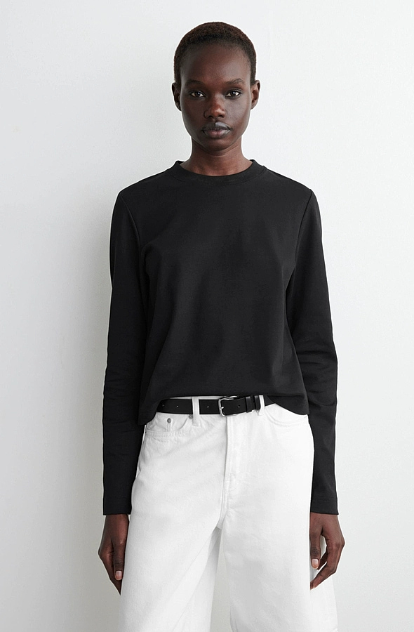 O1CN01V3Zx3W1u7vuOWTb25_!!4611686018427380567-0-item_pic Long-Sleeve T-Shirt Black - Image 1