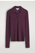 Merino Slim Polo Red - Image 4