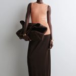 Knitted Slim Vest Orange