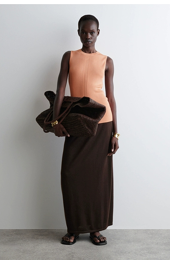 O1CN01VPF8Qc1u7vsio2R3a_!!4101595991 Knitted Slim Vest Orange - Image 1