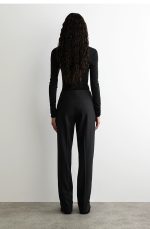 Cashmere Slim Trousers Black