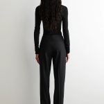 Cashmere Slim Trousers Black