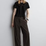 Drawstring Pants Brown