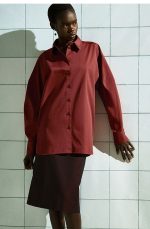 Straight Skirt Red - Image 2