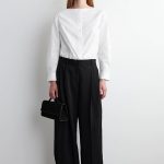 Wide-Leg Pants Black