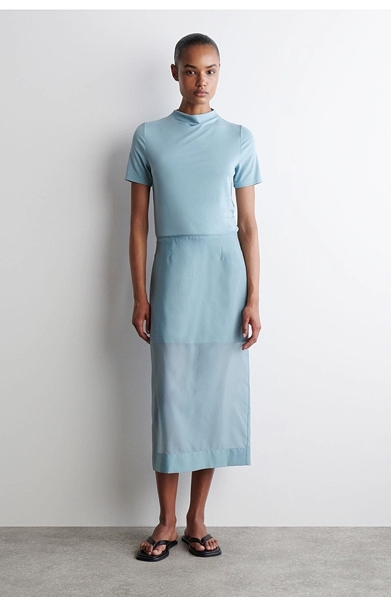 O1CN01Vl3Xu81u7vuzkDwNm_!!4611686018427380567-0-item_pic Straight Skirt Blue - Image 1