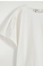 Cotton Pleated T-Shirt - Image 5