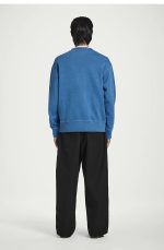 Round-Neck Hoodie Blue - Image 2