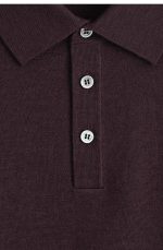 Merino Slim Polo Red - Image 5