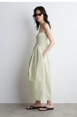 Pleated Skirt Green - Image 2