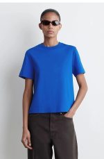 Round-Neck T-Shirt Blue