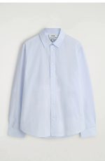 Cotton Shirt Blue - Image 4
