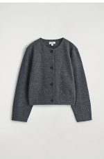 Wool Cardigan Gray - Image 4