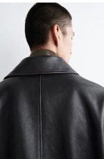Leather Jacket Black - Image 3