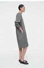 Round-Neck Sweater Gray