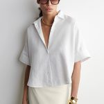 Linen Short-Sleeve Shirt White