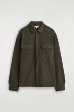 Wool Shirt Khaki - Image 7
