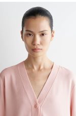 V-Neck Dress Pink - Image 3