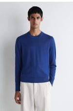 Merino Slim Sweater Blue