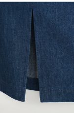 Denim Slim Skirt Blue - Image 5