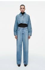 Denim Collared Jacket