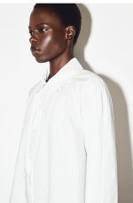 Cotton Ruched Shirt White - Image 3