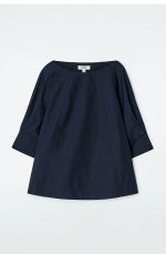 Cotton Shirt Navy - Image 4