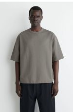 Drawstring T-Shirt Gray